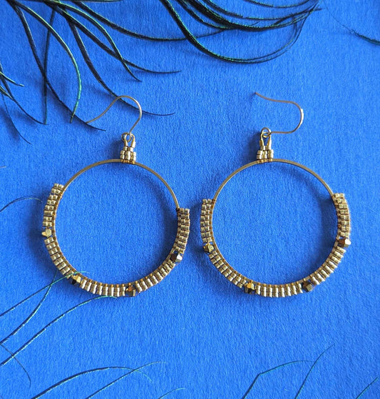 Gold Hoop Earrings