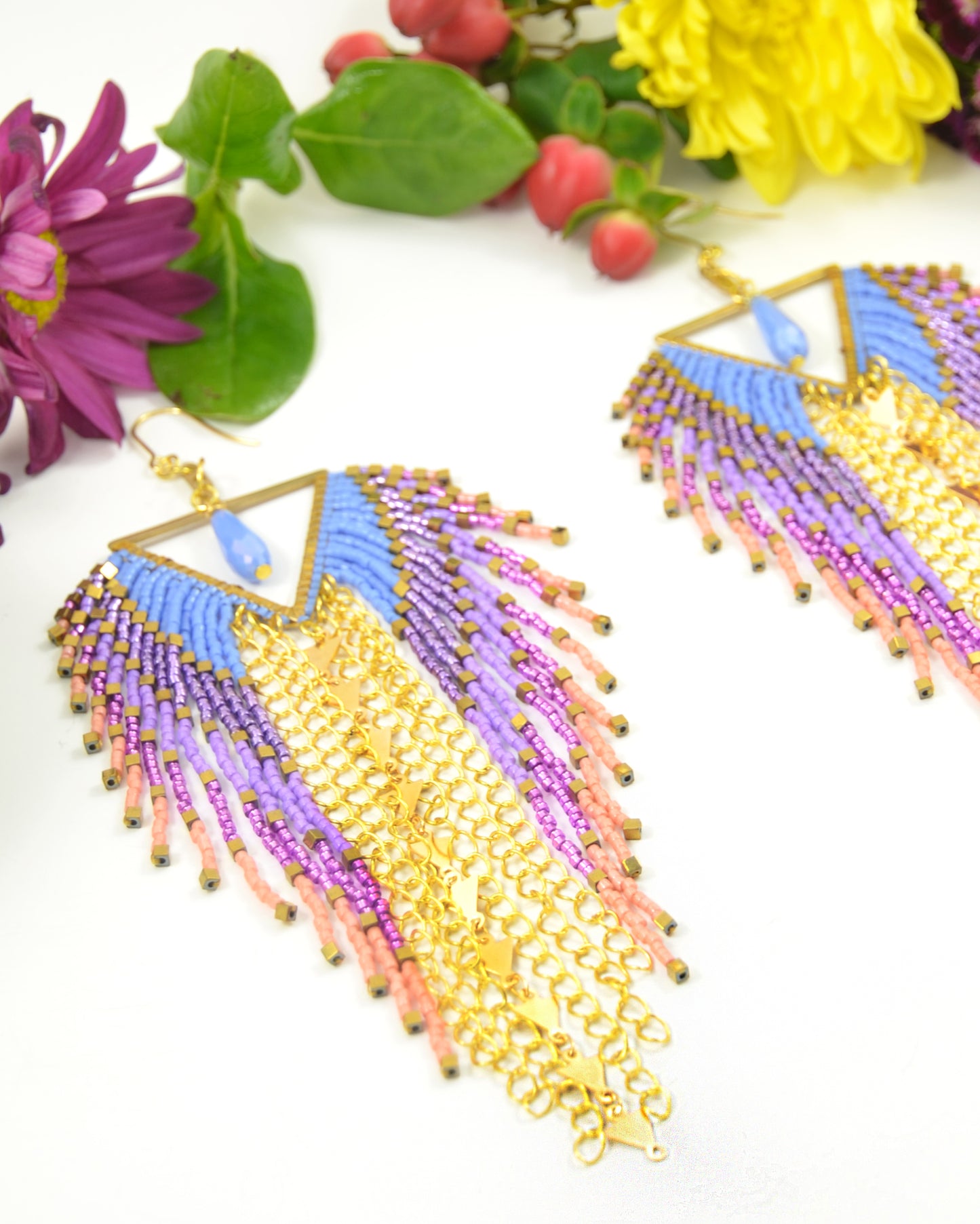 Lilac Cluster Earrings