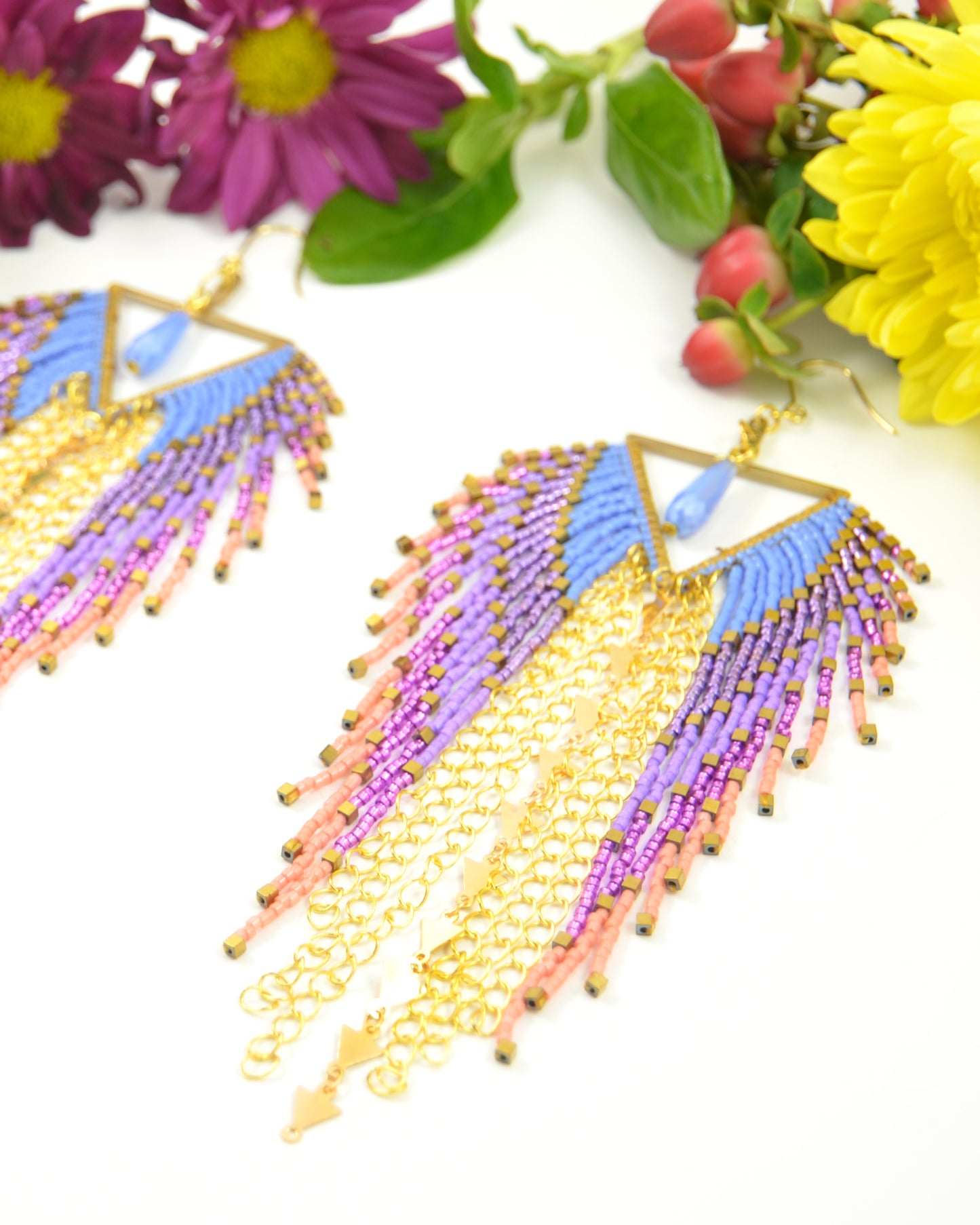 Lilac Cluster Earrings