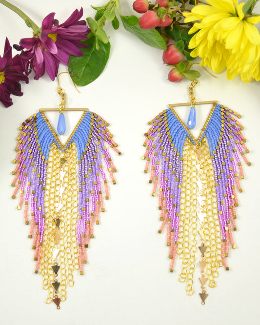 Lilac Cluster Earrings